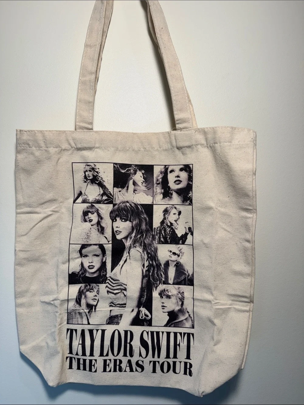 Taylor Swift Eras tour tote bag. Cotton.